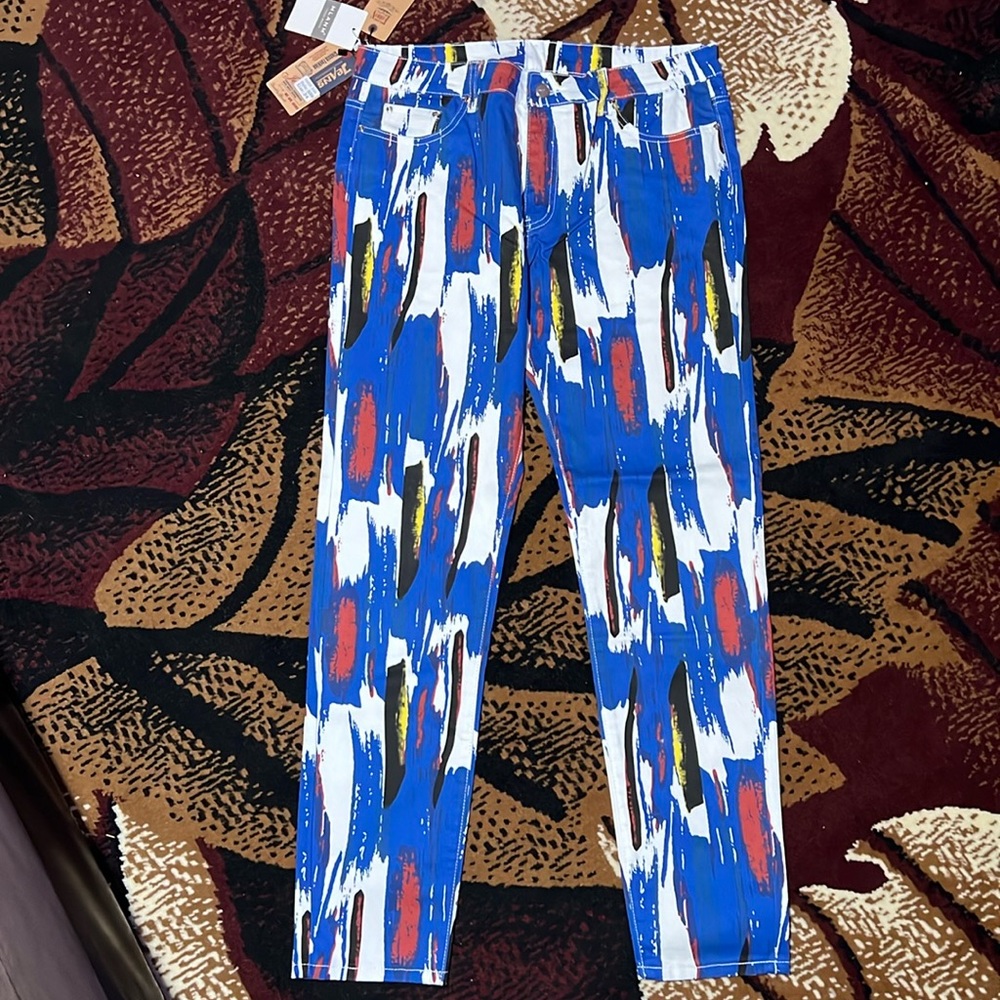 Paint splatter jeans